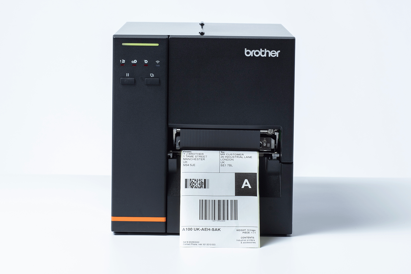 TJ-4020TN industriële thermal transfer labelprinter 4 inch 4
